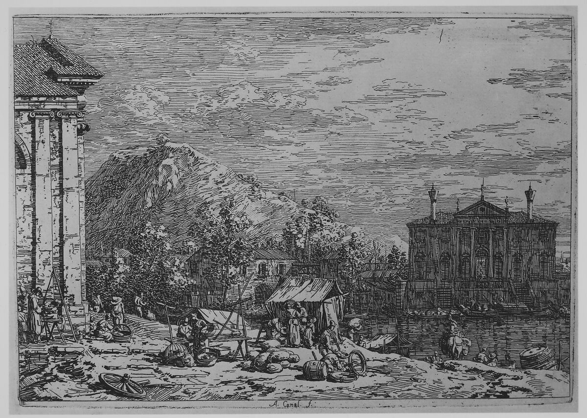 Vedute altre prese da i luoghi altre ideate, After Canaletto (Giovanni Antonio Canal) (Italian, Venice 1697–1768 Venice)