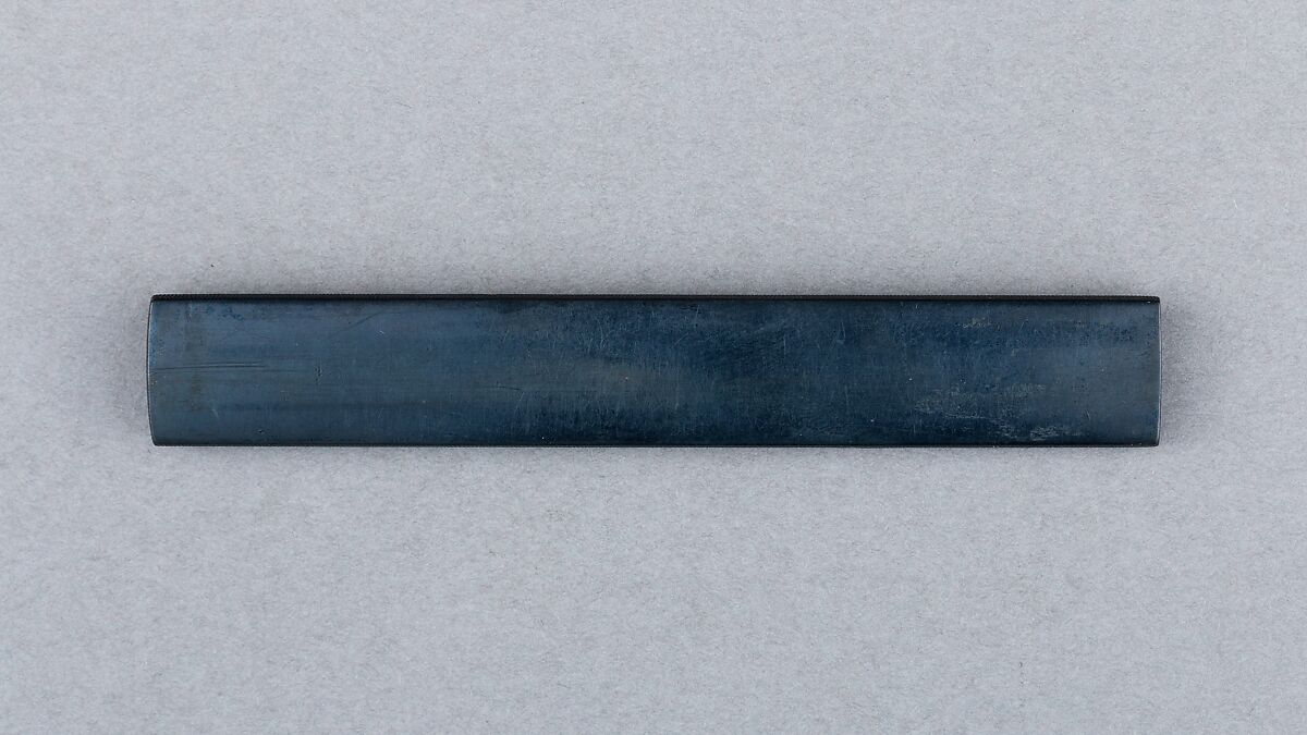 Knife Handle (Kozuka), Copper-gold alloy (shakudō), silver, gold, Japanese