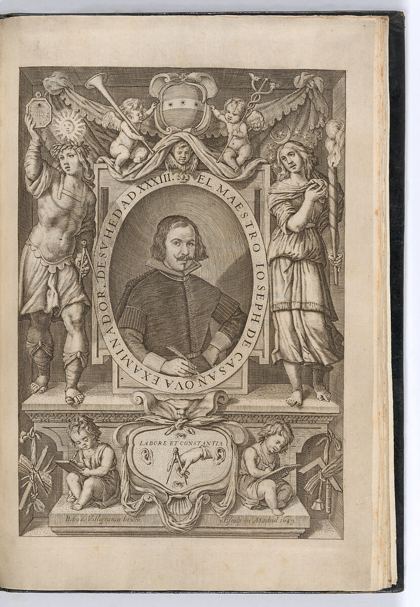 The writing manual: 'Primera parte del arte de escribir todas formas de letras', José de Casanova (Spanish, 1613–1692), Plates: engraving 