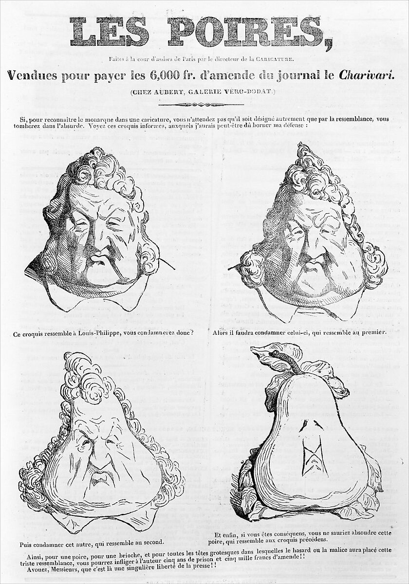Le Charivari, December 1, 1832 - May 31, 1835, Honoré Daumier (French, Marseilles 1808–1879 Valmondois), Lithographs and wood engravings 