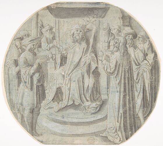 King Ahasuerus in Council