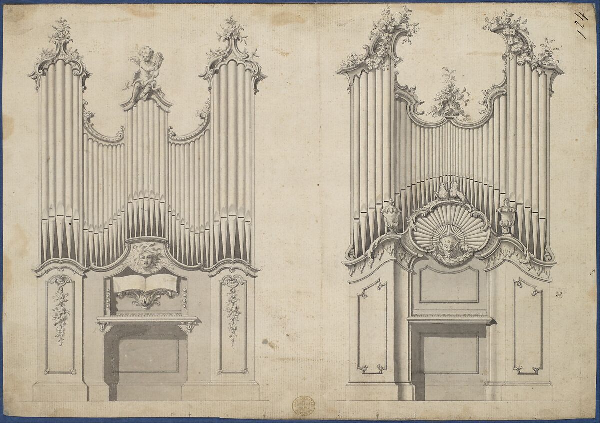 Chippendale Drawings, Vol. II, Thomas Chippendale (British, baptised Otley, West Yorkshire 1718–1779 London), Pen and black ink, brush and gray wash 