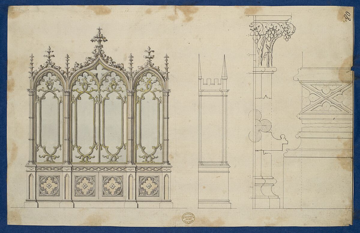Chippendale Drawings, Vol. II, Thomas Chippendale (British, baptised Otley, West Yorkshire 1718–1779 London), Pen and black ink, brush and gray wash