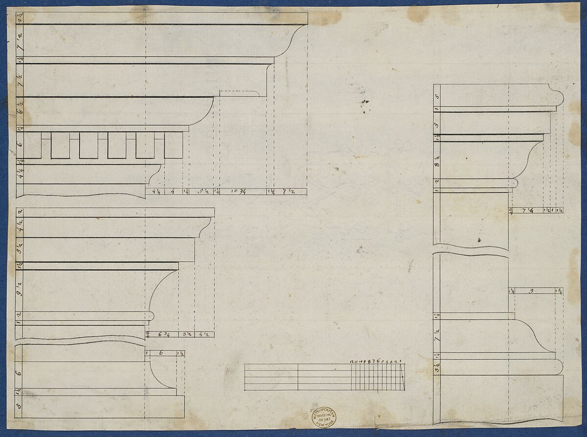 Chippendale Drawings, Vol. II, Thomas Chippendale (British, baptised Otley, West Yorkshire 1718–1779 London), Pen and black ink, brush and gray wash