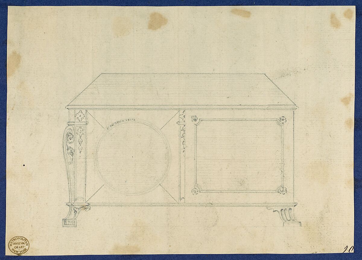 Chippendale Drawings, Vol. II, Thomas Chippendale (British, baptised Otley, West Yorkshire 1718–1779 London), Pen and black ink, brush and gray wash