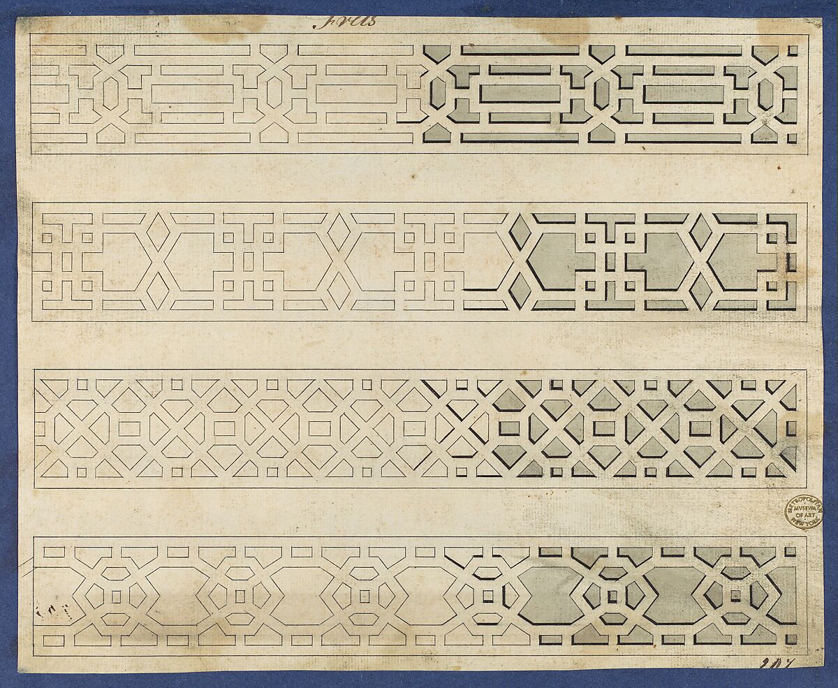 Chippendale Drawings, Vol. II, Thomas Chippendale (British, baptised Otley, West Yorkshire 1718–1779 London), Pen and black ink, brush and gray wash