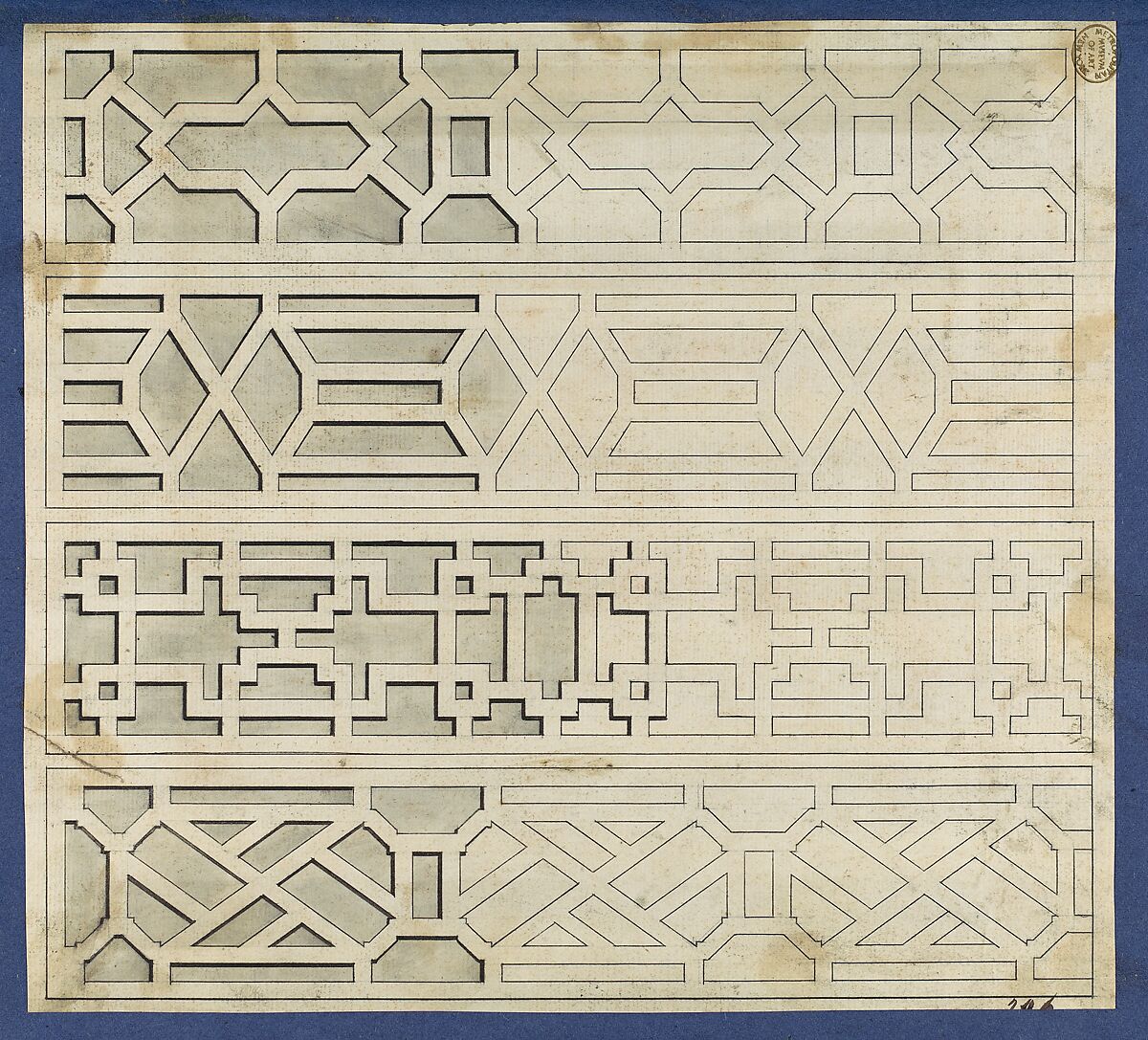 Chippendale Drawings, Vol. II, Thomas Chippendale (British, baptised Otley, West Yorkshire 1718–1779 London), Pen and black ink, brush and gray wash
