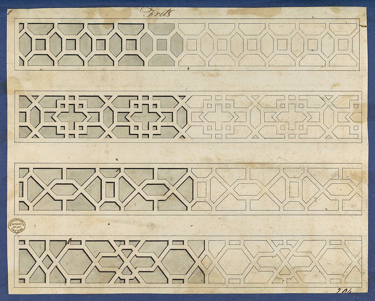 Chippendale Drawings, Vol. II, Thomas Chippendale (British, baptised Otley, West Yorkshire 1718–1779 London), Pen and black ink, brush and gray wash