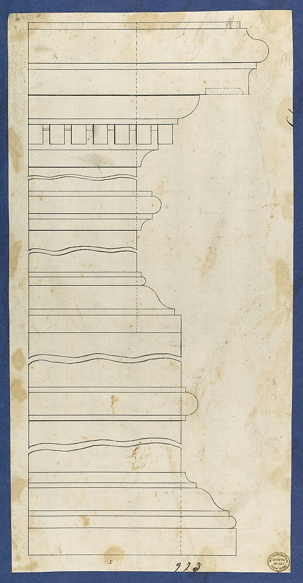 Chippendale Drawings, Vol. II, Thomas Chippendale (British, baptised Otley, West Yorkshire 1718–1779 London), Pen and black ink, brush and gray wash