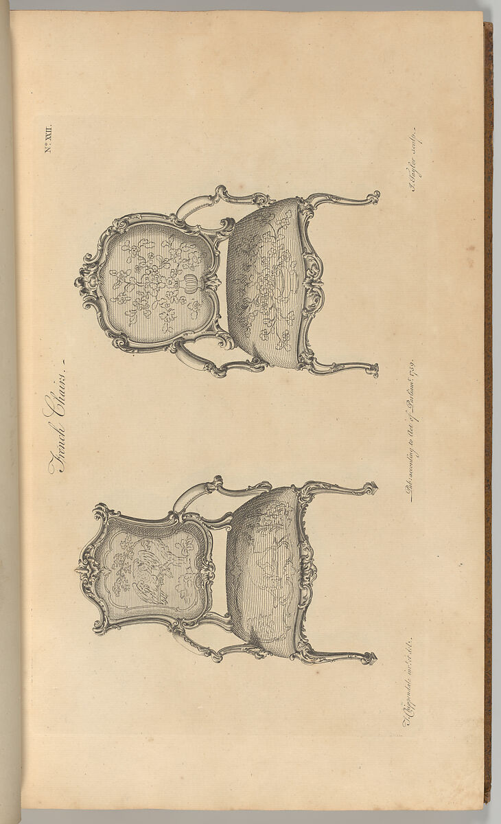 The Gentleman and Cabinet-Maker's Director, Thomas Chippendale (British, baptised Otley, West Yorkshire 1718–1779 London), Illustrations: etching and engraving