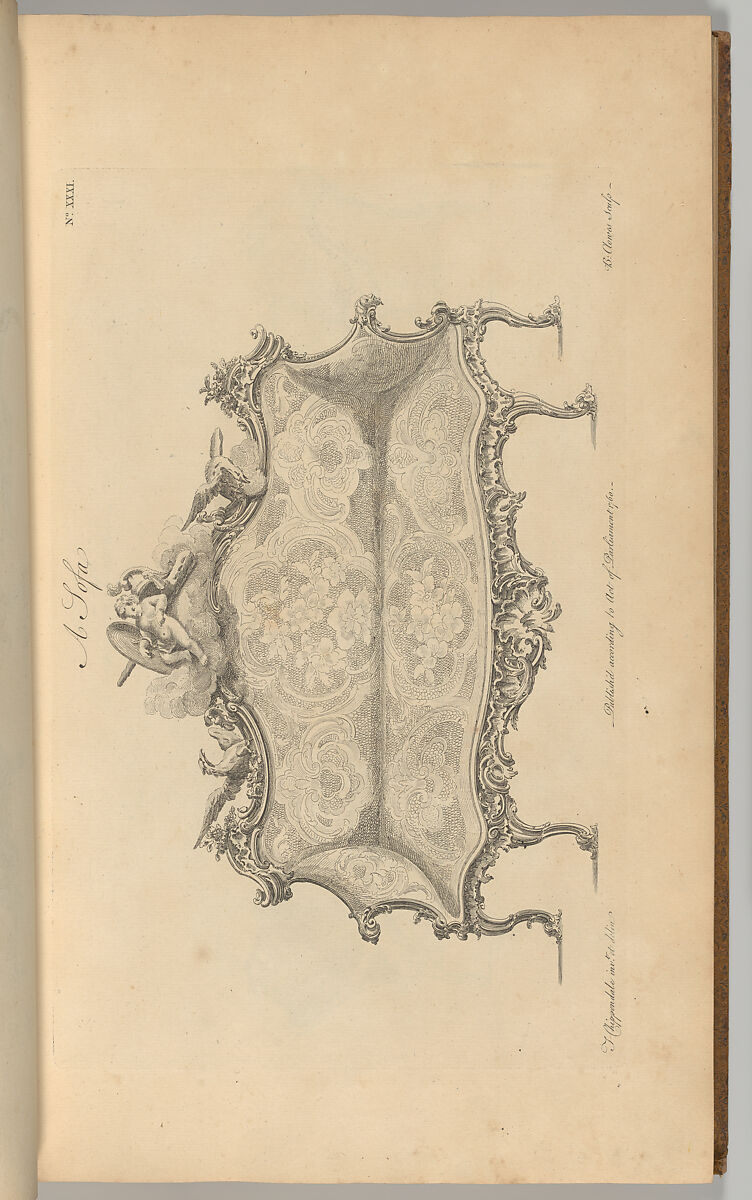 The Gentleman and Cabinet-Maker's Director, Thomas Chippendale (British, baptised Otley, West Yorkshire 1718–1779 London), Illustrations: etching and engraving