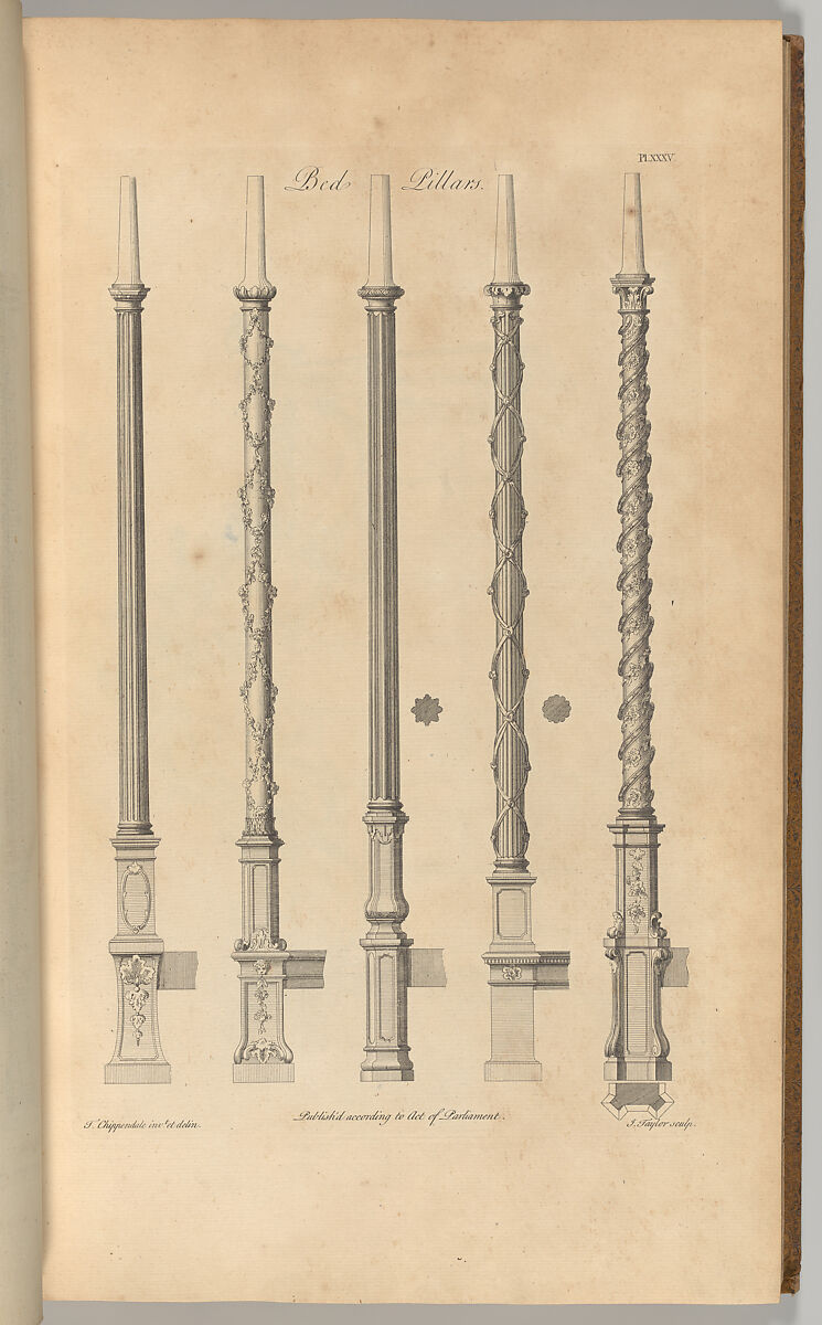 The Gentleman and Cabinet-Maker's Director, Thomas Chippendale (British, baptised Otley, West Yorkshire 1718–1779 London), Illustrations: etching and engraving