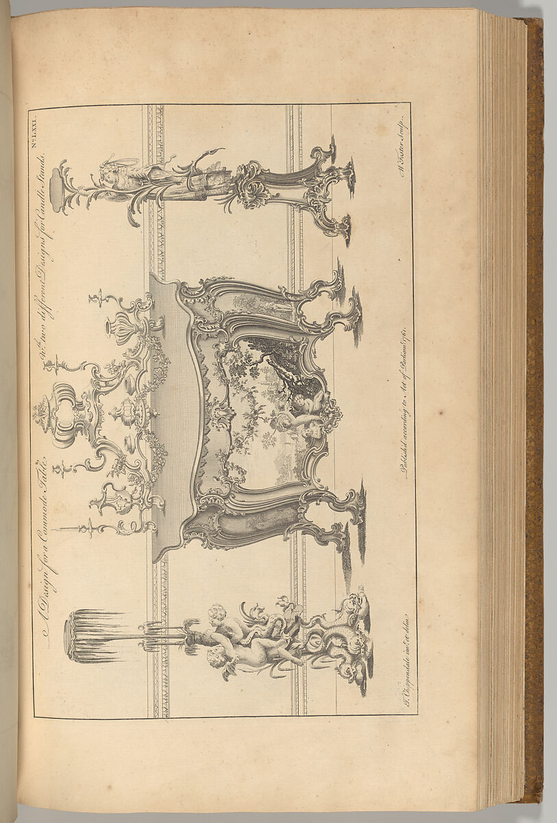 The Gentleman and Cabinet-Maker's Director, Thomas Chippendale (British, baptised Otley, West Yorkshire 1718–1779 London), Illustrations: etching and engraving