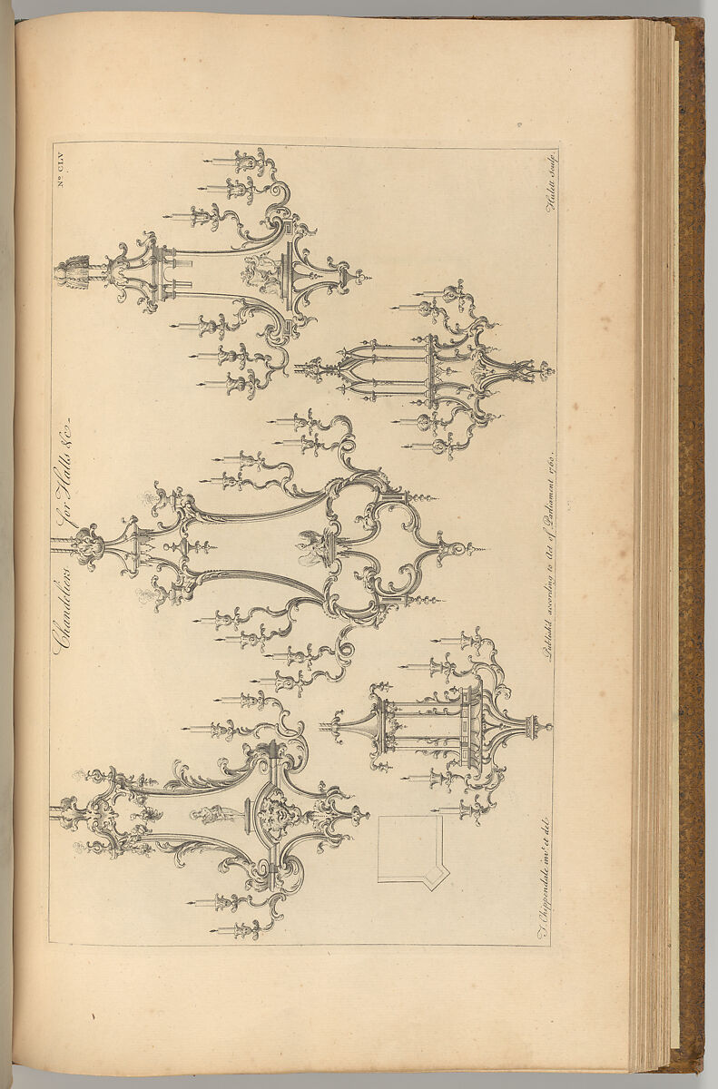 The Gentleman and Cabinet-Maker's Director, Thomas Chippendale (British, baptised Otley, West Yorkshire 1718–1779 London), Illustrations: etching and engraving