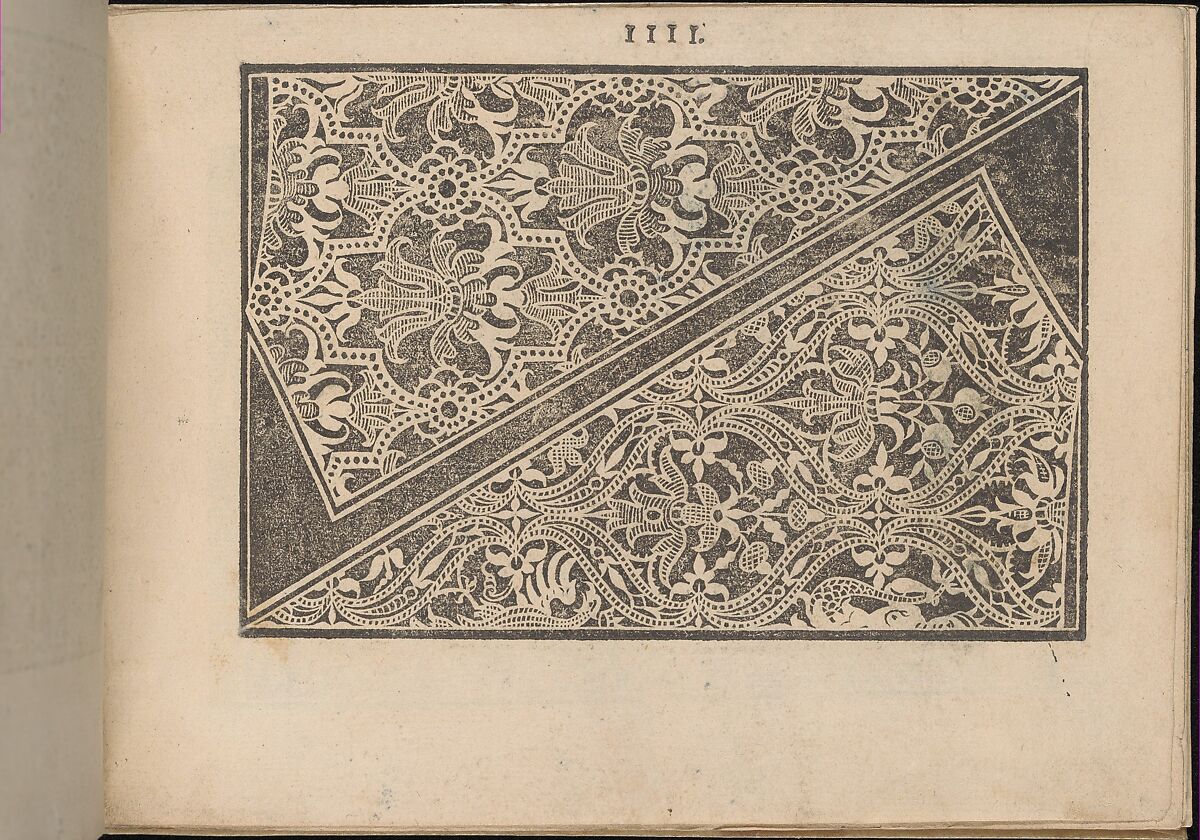 Prima Parte de' Fiori, e Disegni di varie sorti di Ricami Moderni, Giovanni Battista Ciotti (Italian, born Siena, ca. 1560), Woodcut