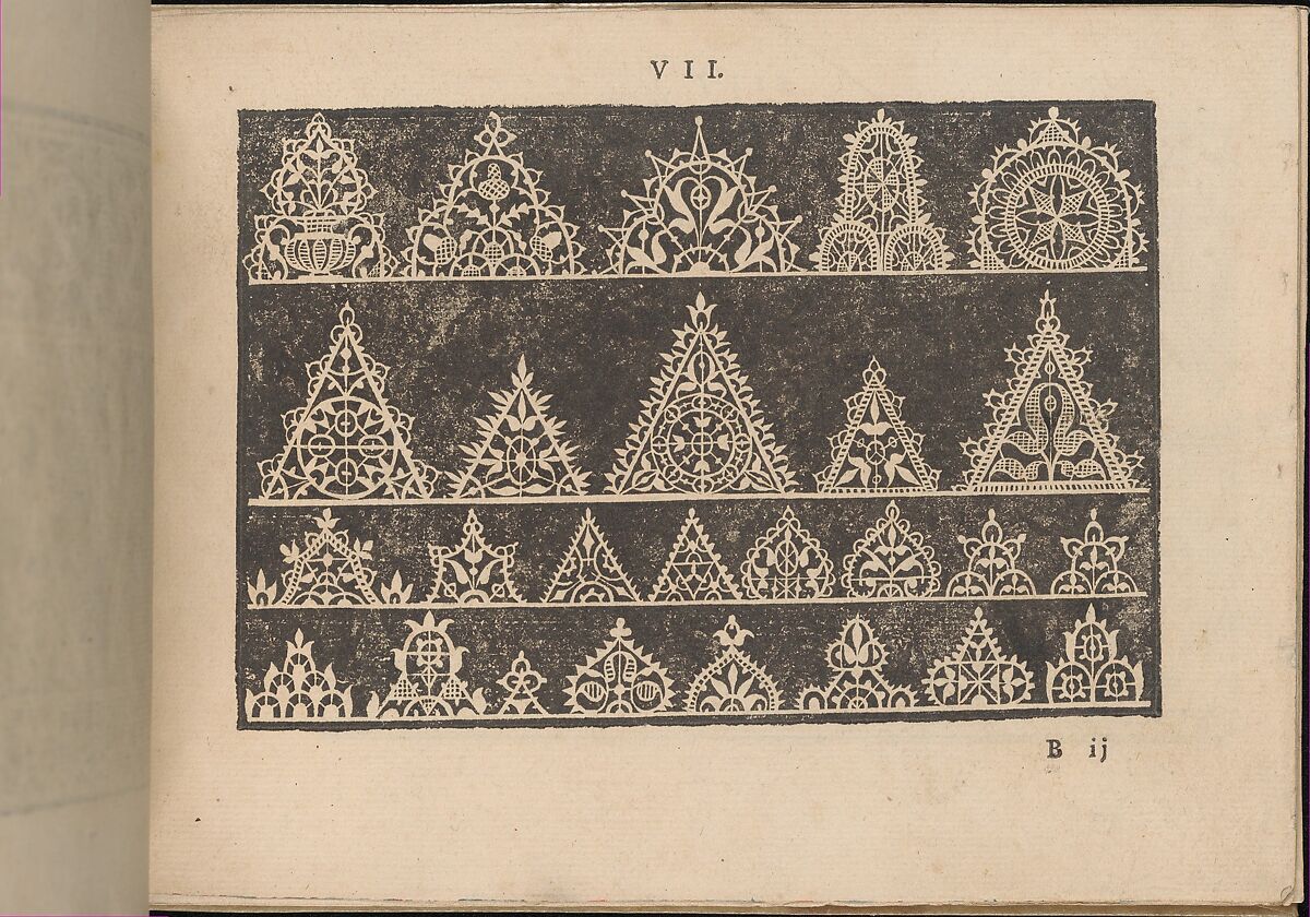 Prima Parte de' Fiori, e Disegni di varie sorti di Ricami Moderni, Giovanni Battista Ciotti (Italian, born Siena, ca. 1560), Woodcut