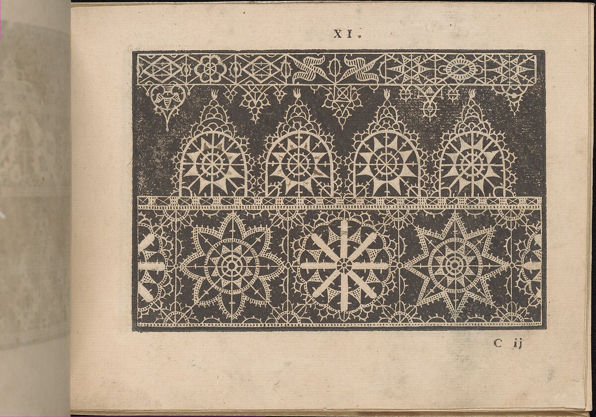 Prima Parte de' Fiori, e Disegni di varie sorti di Ricami Moderni, Giovanni Battista Ciotti (Italian, born Siena, ca. 1560), Woodcut