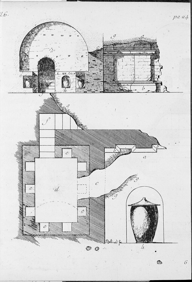 Observations sur les antiquités de la ville d'Herculanum avec quelques reflexions sur la Peinture & la Sculpture des Anciens & une courte description de quelques Antiquités des environs de Naples, Charles Nicolas Cochin II  French