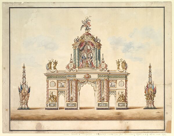 Triumphal Arch, April 1814