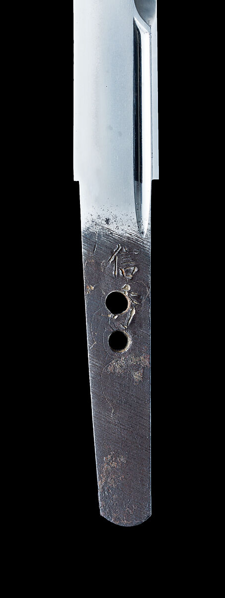 Blade and Mounting for a Dagger (Tantō), Steel, wood, lacquer, baleen, gold, silver, Japanese