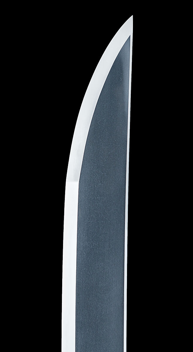 Blade and Mounting for a Short Sword (Wakizashi), Blade unsigned, attributed to Sadakuni (Japanese, Echizen province, documented 1609), Steel, wood, lacquer, ray skin (samé), malachite, leather, gold, copper-gold alloy (shakudō), copper-silver alloy (shibuichi),, Japanese