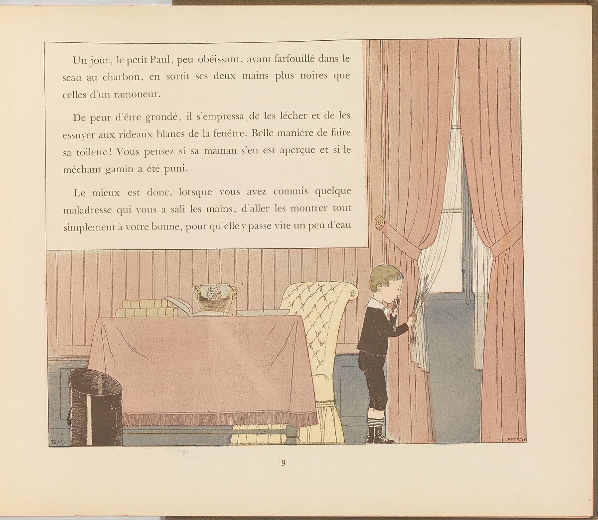 La Civilité Puérile et Honnête expliquée par l'Oncle Eugène, Eugène Plon (French, 1836–1895), Colored wood engravings