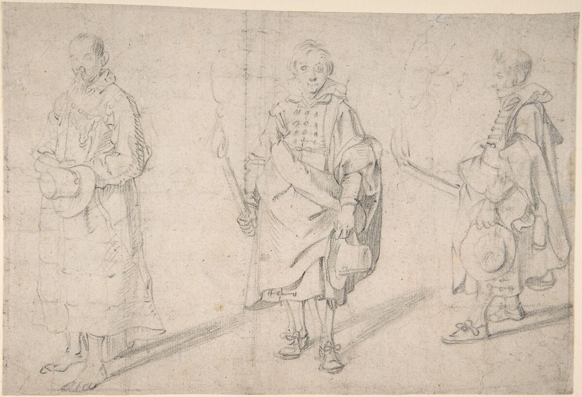 Presentation in the Temple, Peter Paul Rubens (Flemish, Siegen 1577–1640 Antwerp), Pen, brush and brown ink on pale tan paper; reverse, black chalk and brown ink