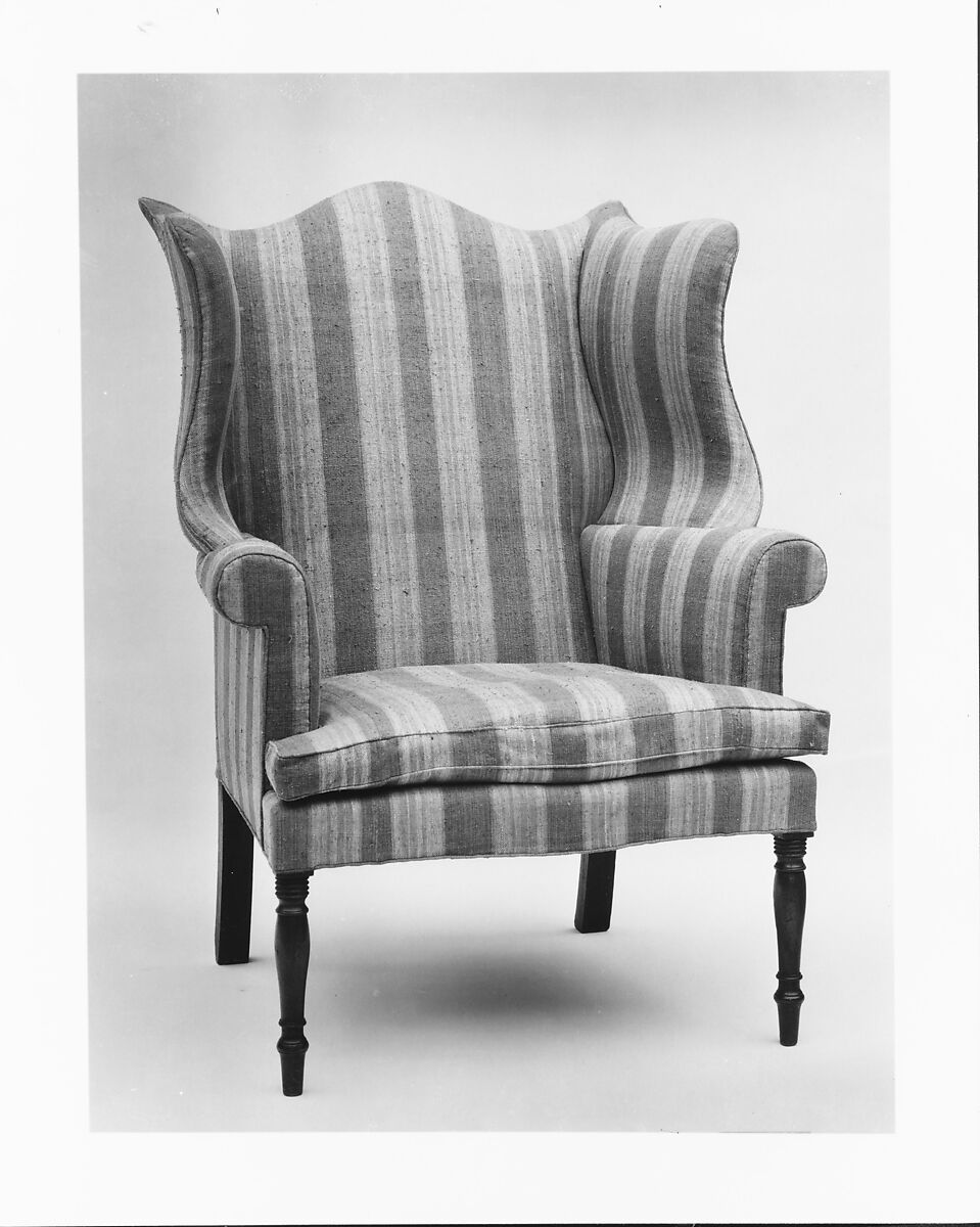 Easy chair, Mahogany, American