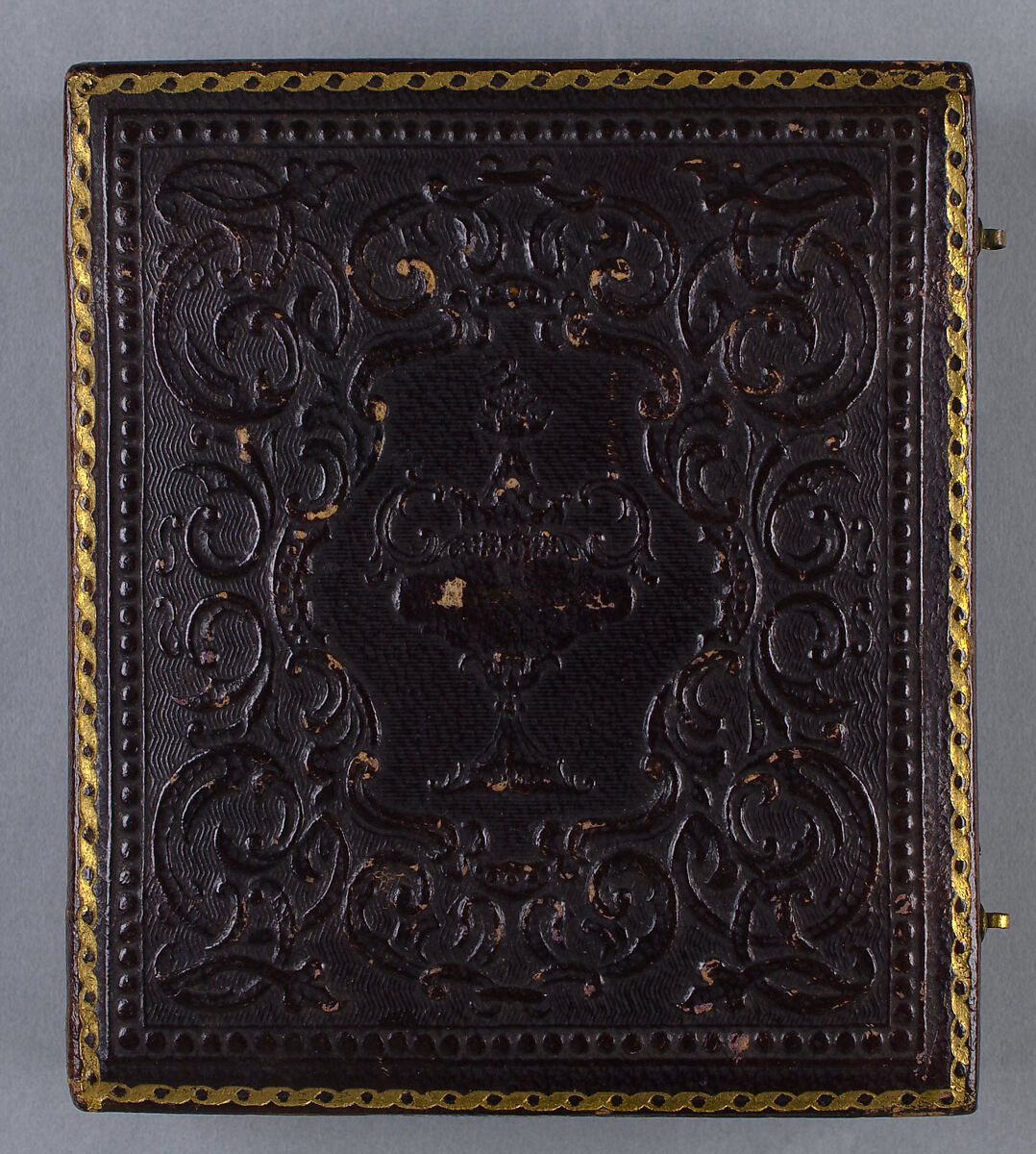 John Stoneacre Ellis, Ambrotype, velvet, leather, American