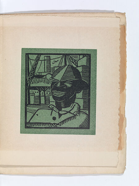 Types de l'armée américaine en France; suite de dix images traillées sur bois, Text and woodcuts by Jean-Emile Laboureur (French, Nantes 1877–1943 Penestin)