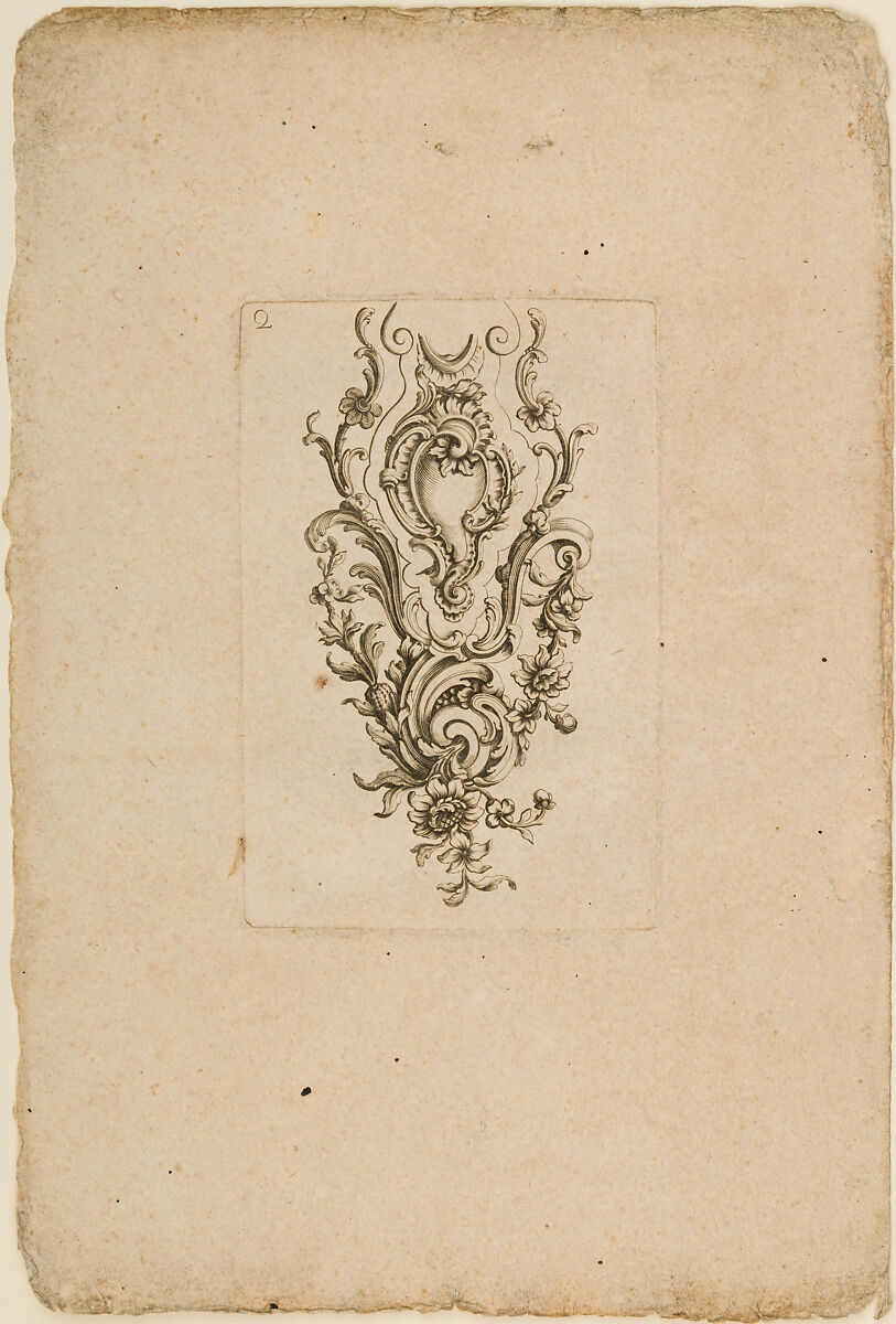 Nouveaux Ornemens D'Arquebuseries, Gilles Demarteau (French, Liège 1722–1776 Paris), Ink on paper, French, Paris