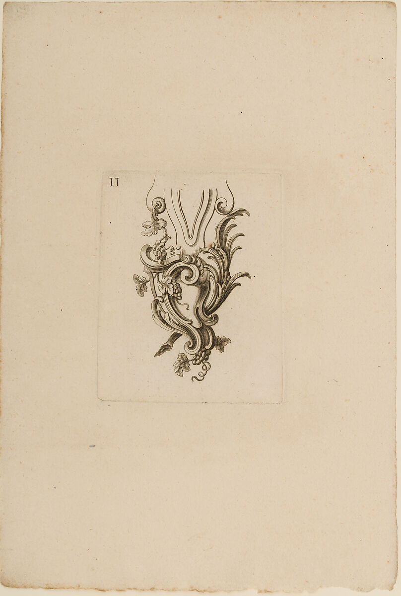 Nouveaux Ornemens D'Arquebuseries, Gilles Demarteau (French, Liège 1722–1776 Paris), Ink on paper, French, Paris