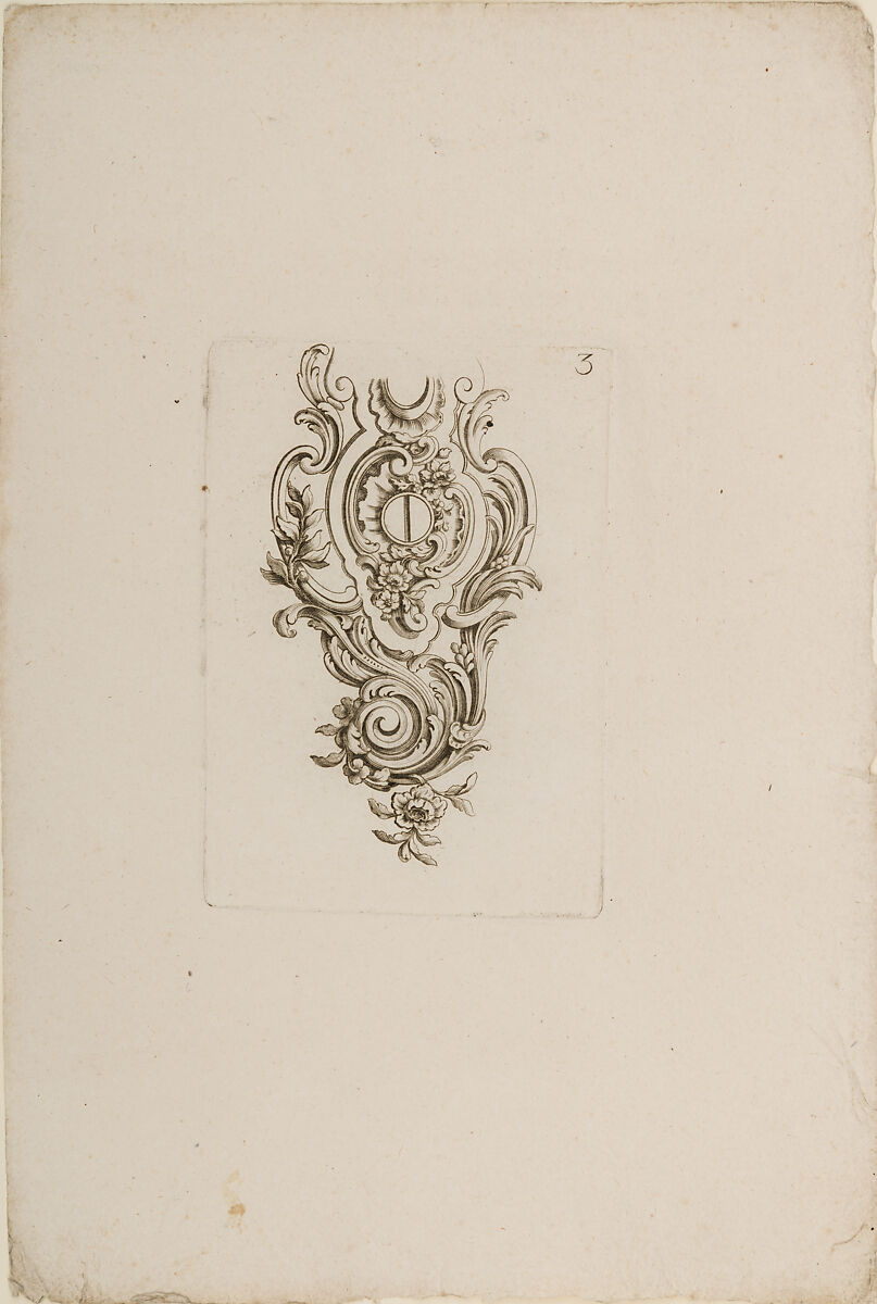 Nouveaux Ornemens D'Arquebuseries, Gilles Demarteau (French, Liège 1722–1776 Paris), Ink on paper, French, Paris