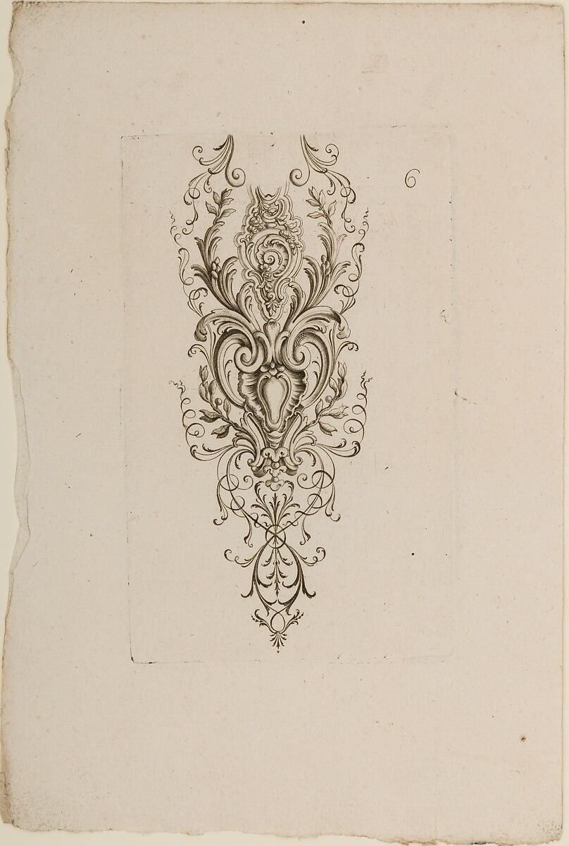 Nouveaux Ornemens D'Arquebuseries, Gilles Demarteau (French, Liège 1722–1776 Paris), Ink on paper, French, Paris