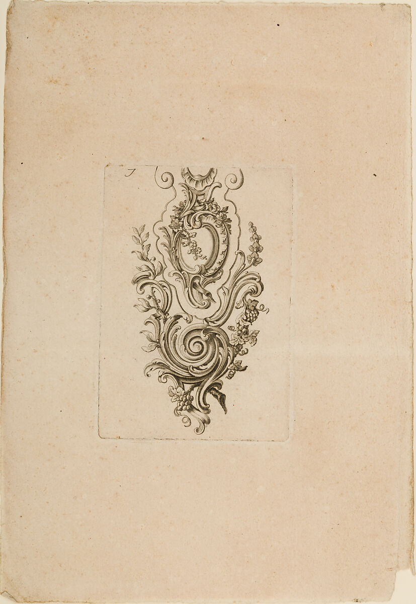 Nouveaux Ornemens D'Arquebuseries, Gilles Demarteau (French, Liège 1722–1776 Paris), Ink on paper, French, Paris