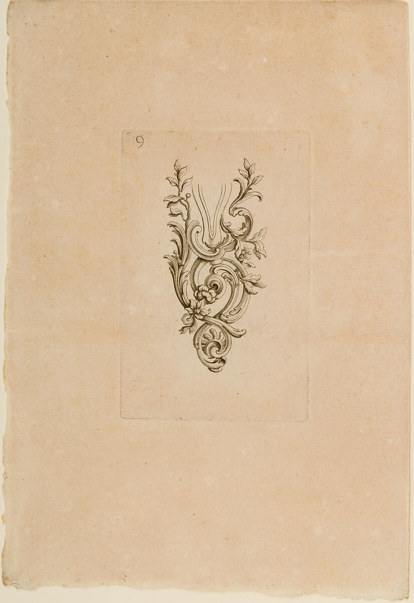 Nouveaux Ornemens D'Arquebuseries, Gilles Demarteau (French, Liège 1722–1776 Paris), Ink on paper, French, Paris