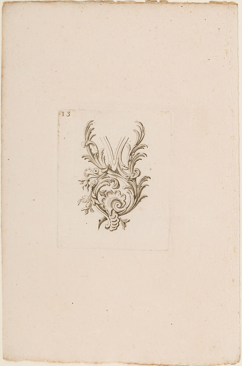 Nouveaux Ornemens D'Arquebuseries, Gilles Demarteau (French, Liège 1722–1776 Paris), Ink on paper, French, Paris