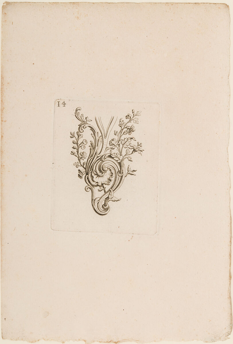 Nouveaux Ornemens D'Arquebuseries, Gilles Demarteau (French, Liège 1722–1776 Paris), Ink on paper, French, Paris