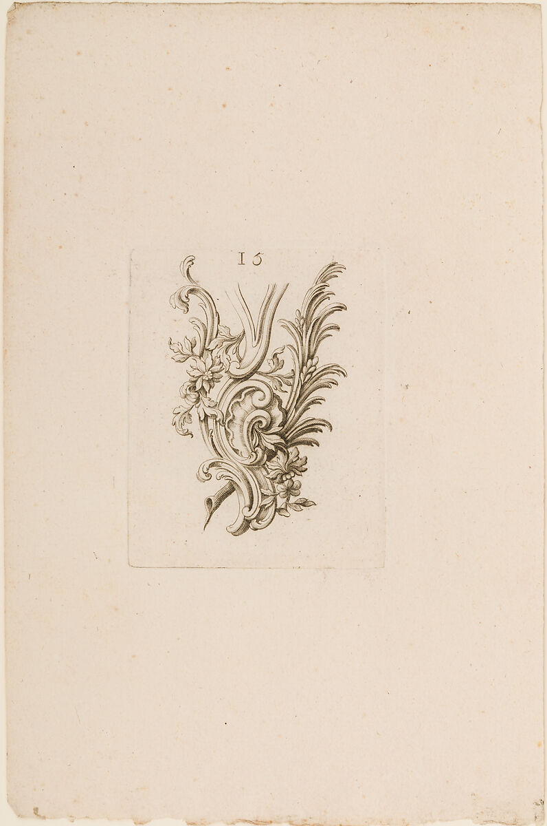 Nouveaux Ornemens D'Arquebuseries, Gilles Demarteau (French, Liège 1722–1776 Paris), Ink on paper, French, Paris