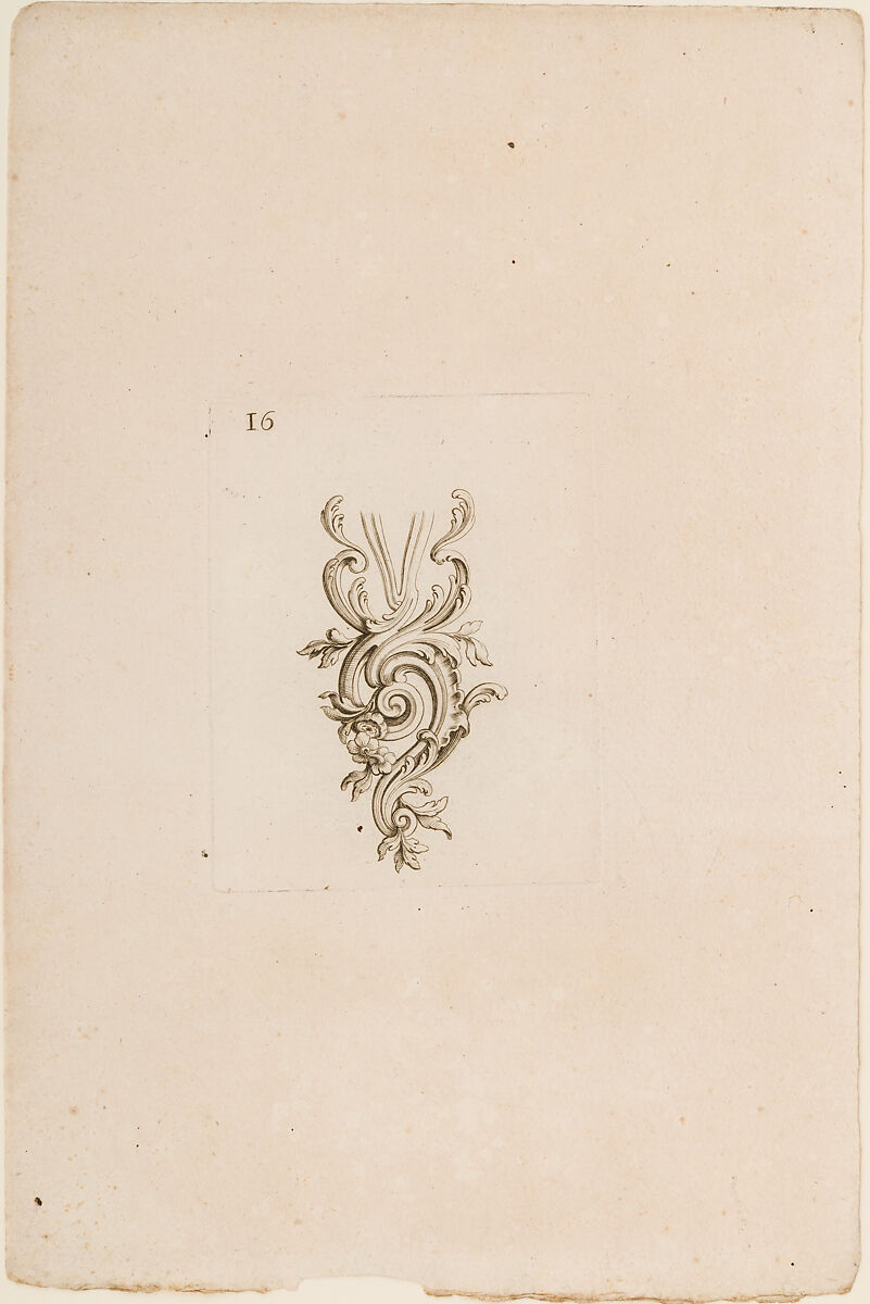 Nouveaux Ornemens D'Arquebuseries, Gilles Demarteau (French, Liège 1722–1776 Paris), Ink on paper, French, Paris