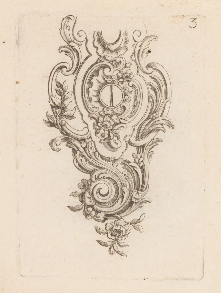 Nouveaux Ornemens D'Arquebuseries, Gilles Demarteau (French, Liège 1722–1776 Paris), Ink on paper, French, Paris