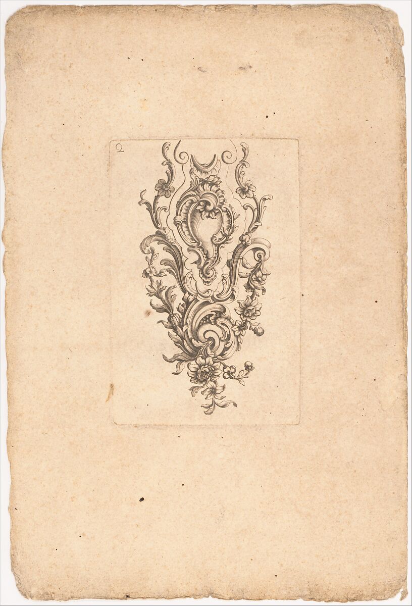 Nouveaux Ornemens D'Arquebuseries, Gilles Demarteau (French, Liège 1722–1776 Paris), Ink on paper, French, Paris 