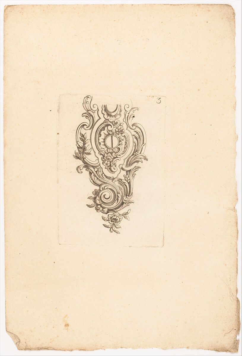 Nouveaux Ornemens D'Arquebuseries, Gilles Demarteau (French, Liège 1722–1776 Paris), Ink on paper, French, Paris
