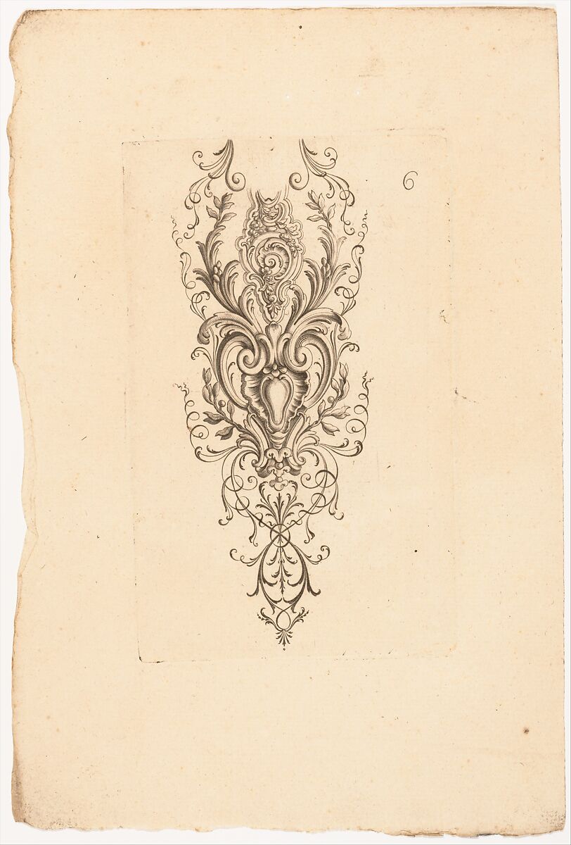 Nouveaux Ornemens D'Arquebuseries, Gilles Demarteau (French, Liège 1722–1776 Paris), Ink on paper, French, Paris