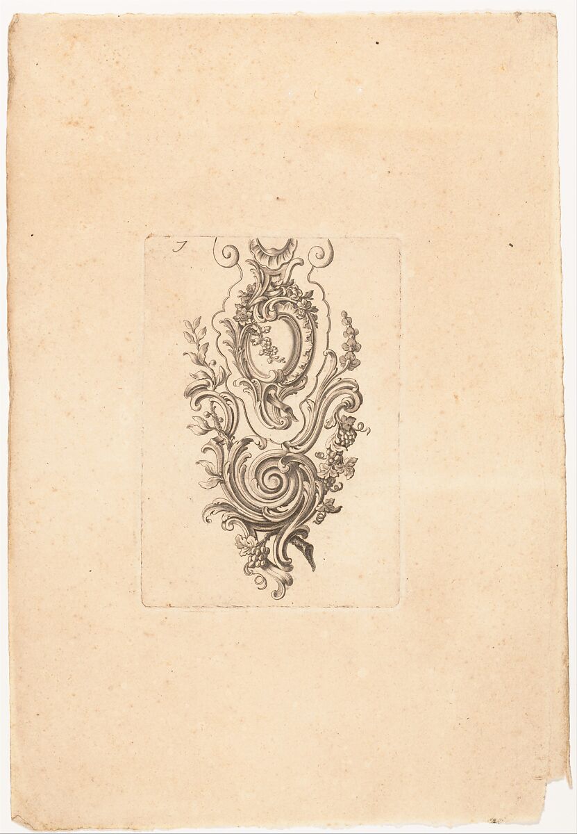 Nouveaux Ornemens D'Arquebuseries, Gilles Demarteau (French, Liège 1722–1776 Paris), Ink on paper, French, Paris