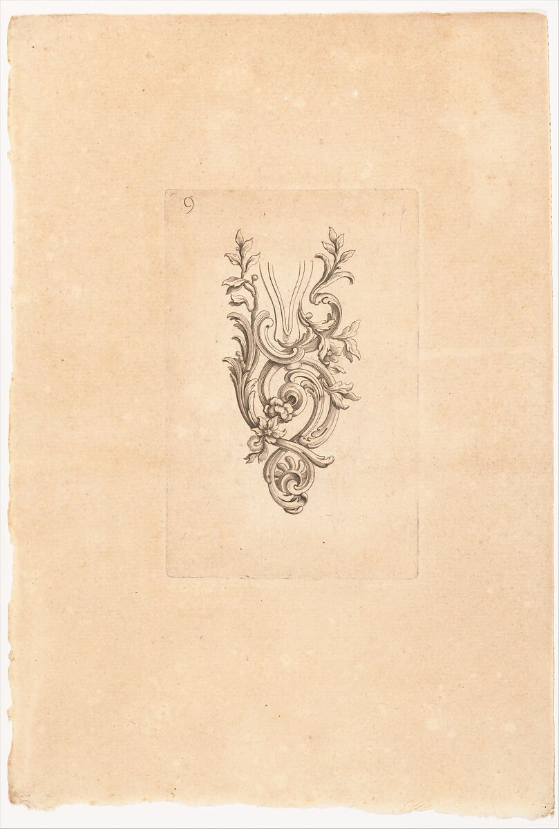 Nouveaux Ornemens D'Arquebuseries, Gilles Demarteau (French, Liège 1722–1776 Paris), Ink on paper, French, Paris