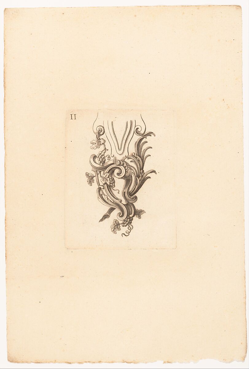 Nouveaux Ornemens D'Arquebuseries, Gilles Demarteau (French, Liège 1722–1776 Paris), Ink on paper, French, Paris
