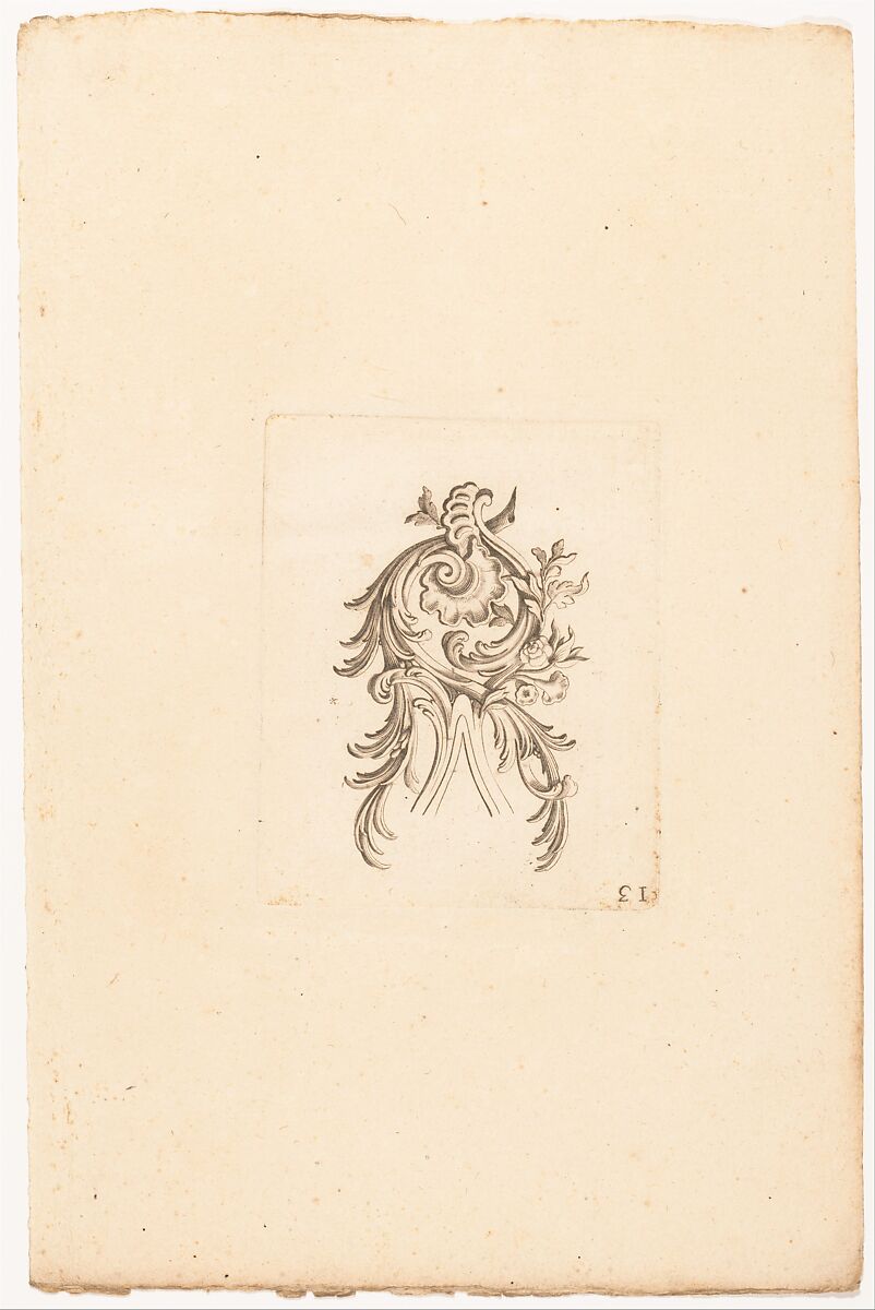 Nouveaux Ornemens D'Arquebuseries, Gilles Demarteau (French, Liège 1722–1776 Paris), Ink on paper, French, Paris
