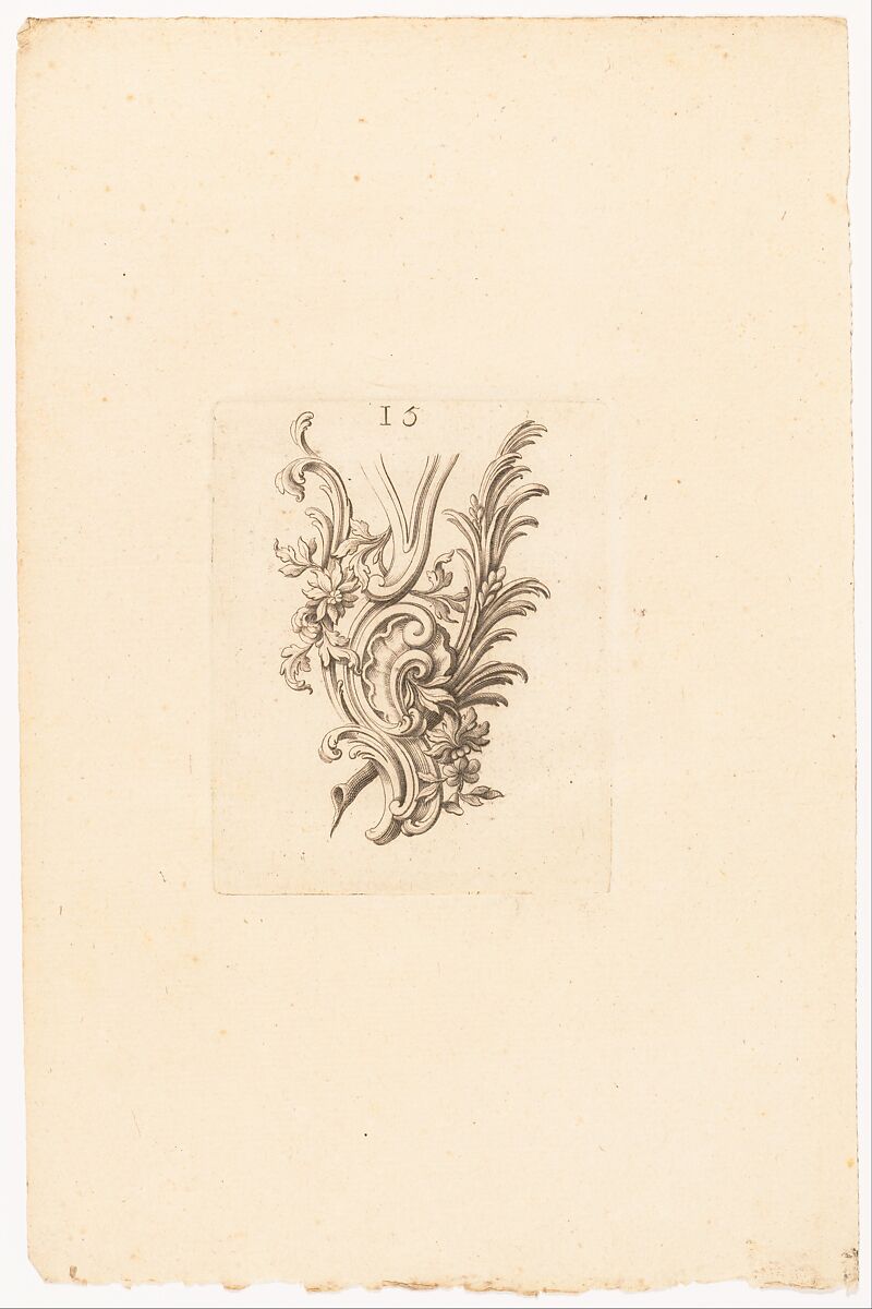 Nouveaux Ornemens D'Arquebuseries, Gilles Demarteau (French, Liège 1722–1776 Paris), Ink on paper, French, Paris
