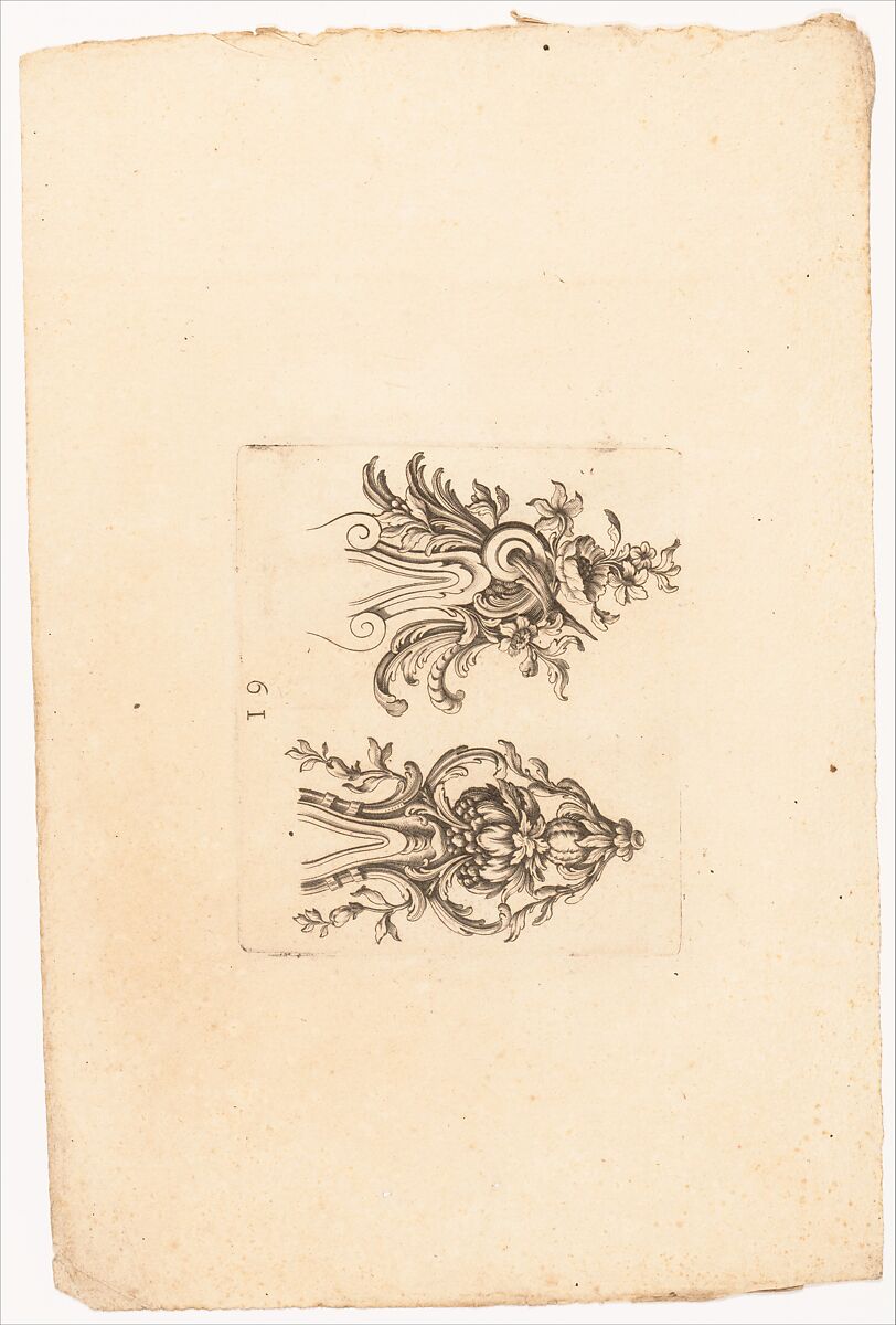 Nouveaux Ornemens D'Arquebuseries, Gilles Demarteau (French, Liège 1722–1776 Paris), Ink on paper, French, Paris